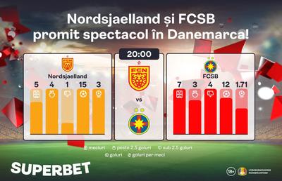 FCSB e outsider, dar vrea să cucerească Nordul! Ce spun Cotele Superbet înaintea decisivului cu Nordsjaelland