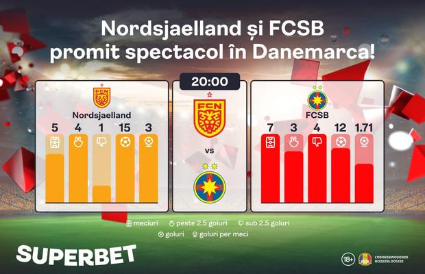 FCSB e outsider, dar vrea să cucerească Nordul! Ce spun Cotele Superbet înaintea decisivului cu Nordsjaelland