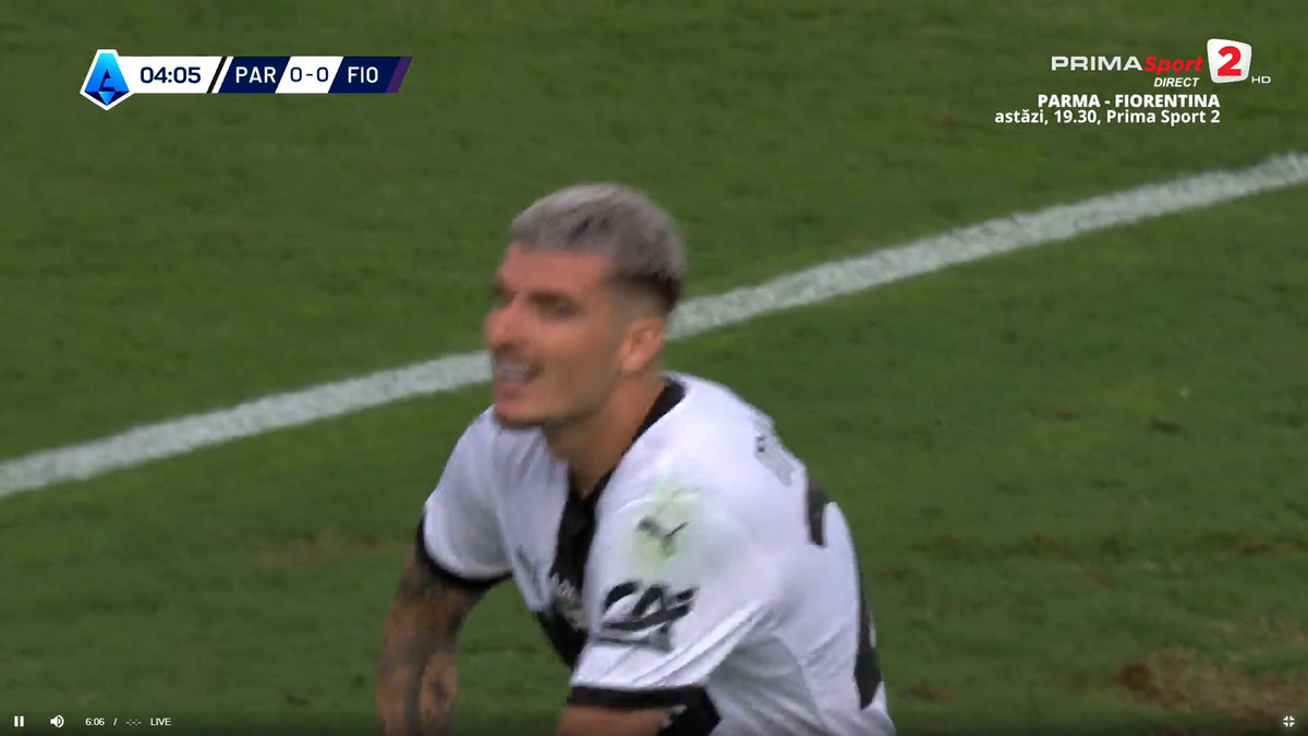 Valentin Mihăilă, ratarea începutului de sezon în Serie A » Incredibil cum a șutat în minutul 5 din Parma - Fiorentina