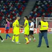 Mihai Stoica, furios pe Alhassan / FOTO: Captură TV @Digi Sport 1