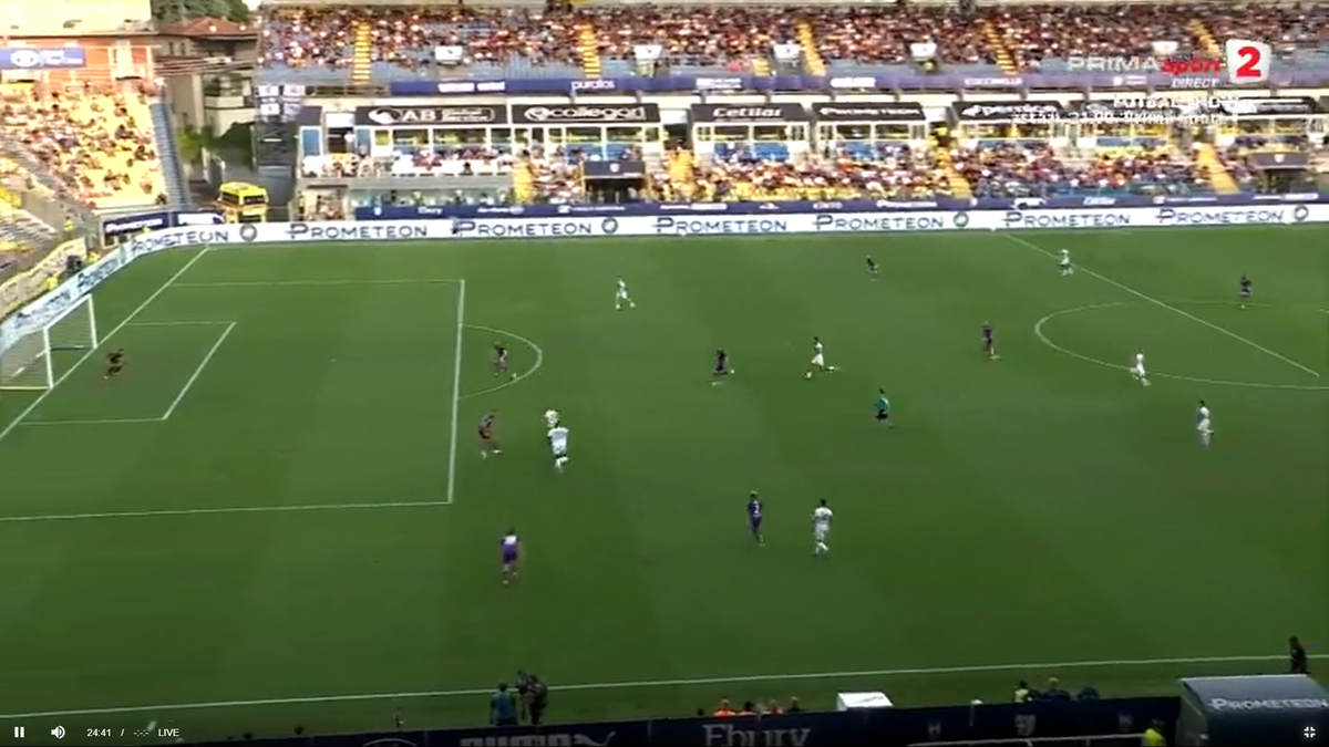 Dennis Man, gol superb în Parma - Fiorentina