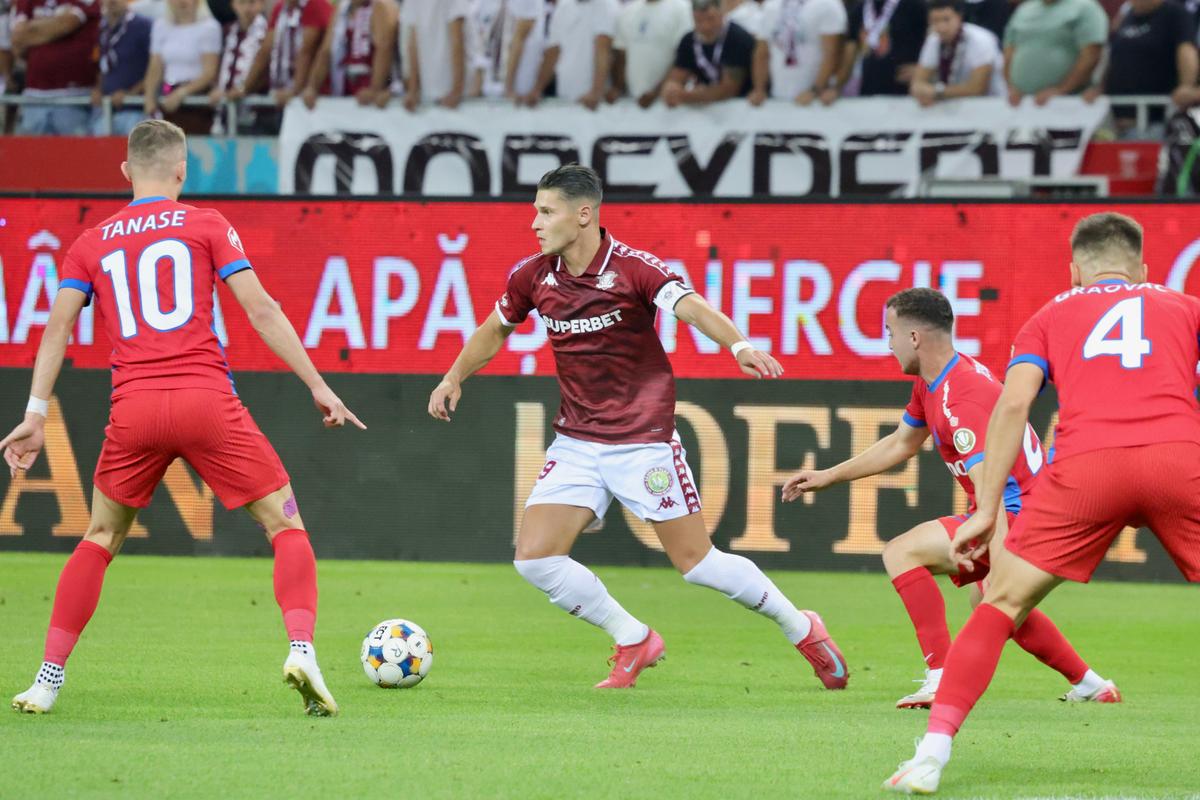 Rapid -  FCSB, derby-ul etapei a 6-a din Superligă