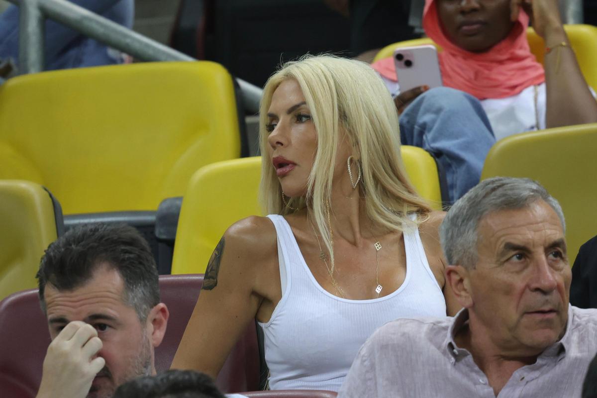 Laura Vicol, în tribune la Rapid - FCSB