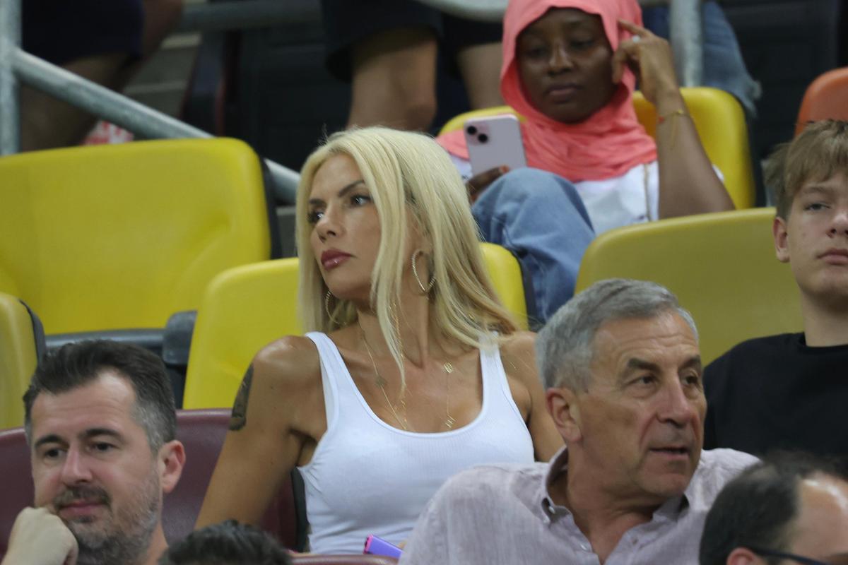 Laura Vicol, în tribune la Rapid - FCSB