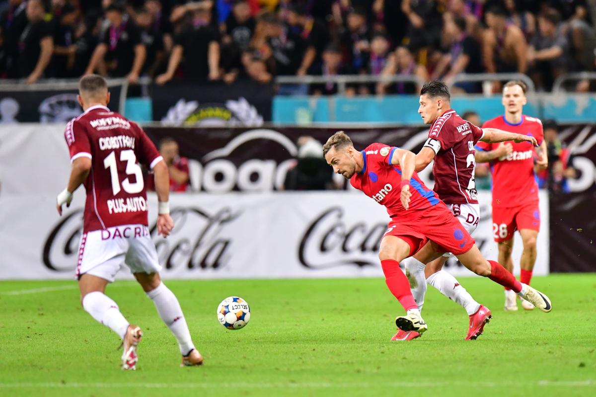 Rapid -  FCSB, derby-ul etapei a 6-a din Superligă