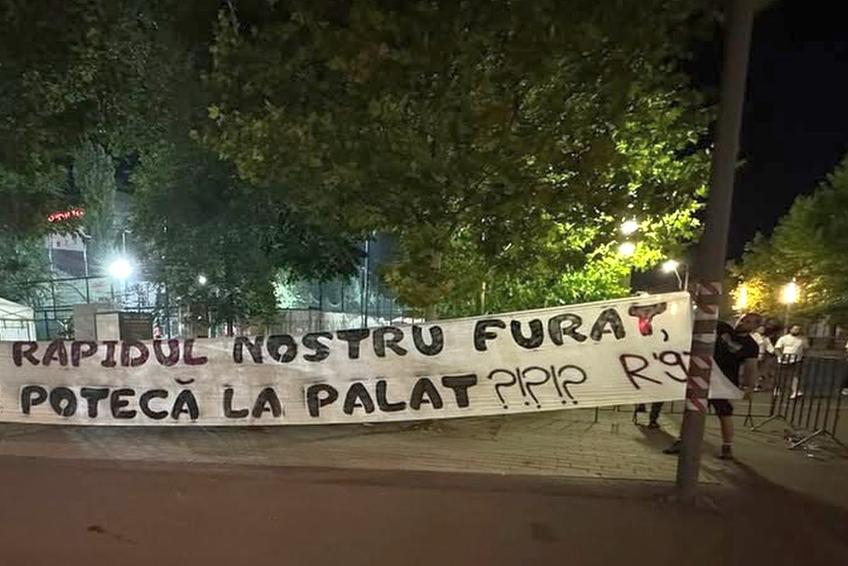 Bannerul interzis rapidiștilor la derby-ul cu FCSB
