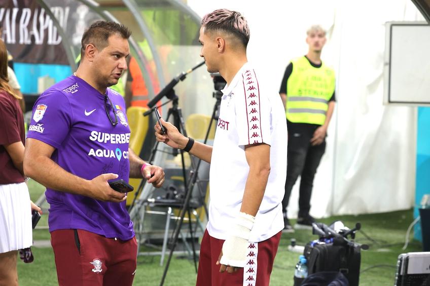 Cum a apărut Cristi Manea la Rapid – FCSB // FOTO: Ionuț Iordache (GSP)