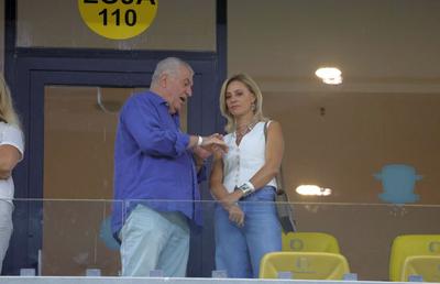 Diana Șucu a fost prezentă pe Arena Națională, la Rapid - FCSB »  Cu cine s-a întreținut înainte de meci