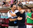Elias Chralambous și Costel Gâlcă, în Rapid – FCSB // FOTO: Cristi Preda (GSP)