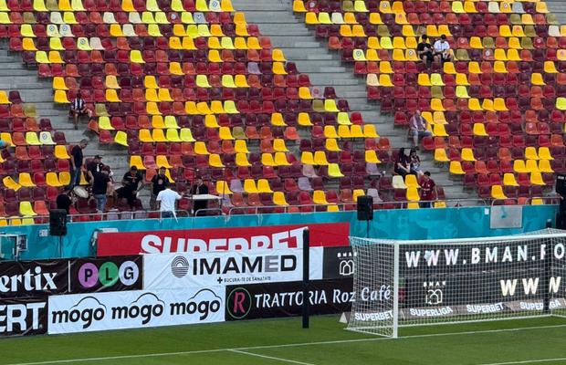 Galeria Rapidului încalcă regulamentul FRF la derby-ul cu FCSB?! Detaliul surprins pe Arena Națională