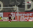 Antonio Bosec, ratare uluitoare în CFR - Botoșani. FOTO: captură Prima Sport
