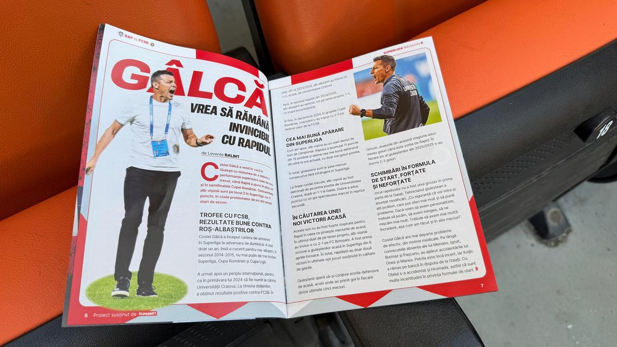 Imagini înainte de Rapid - FCSB