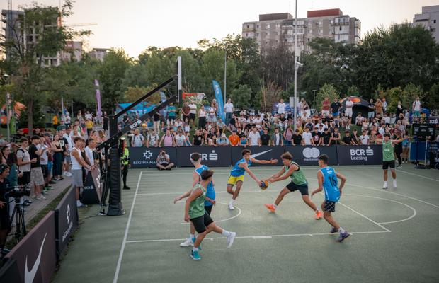400 de jucători la competiția de baschet 3x3 » Meciuri spectaculoase + show cu vedete în Parcul Liniei