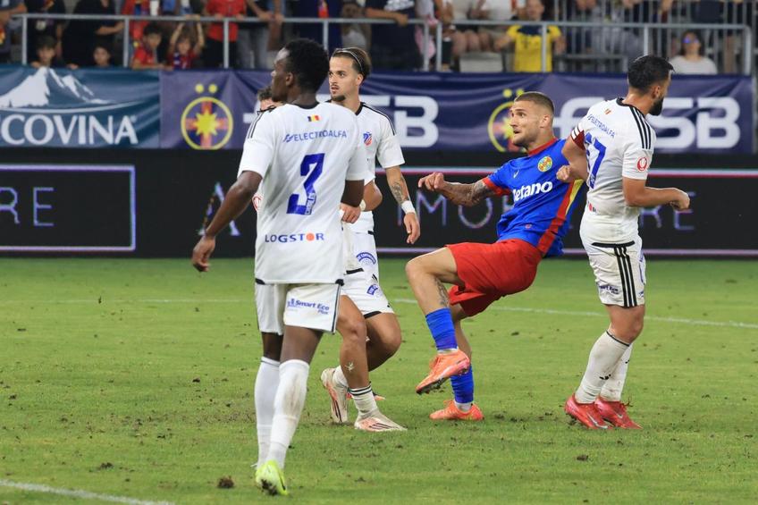 Daniel Bîrligea a adus victoria pentru FCSB în meciul cu FC Botoșani / Foto: Ionuț Iordache GSP