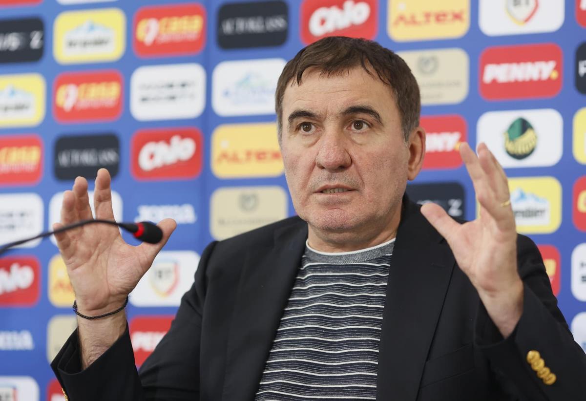 Gheorghe Hagi, conferință de peste o oră » Toate subiectele abordate de selecționer: „Asta am văzut negativ în fotbalul românesc”