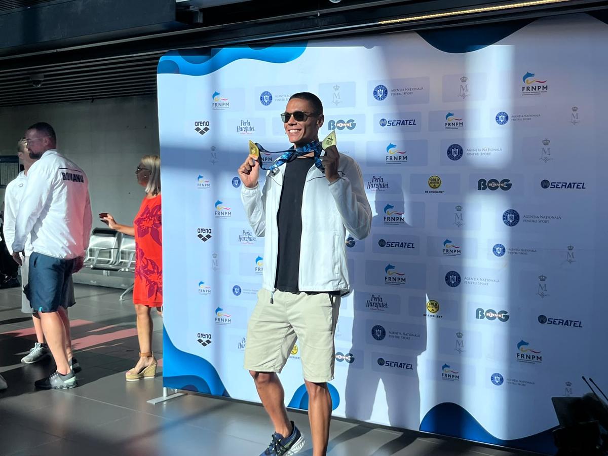 David Popovici nu s-a abținut, la revenirea în România: „O să profit, de fiecare dată când am multe microfoane și camere în față, să spun asta”