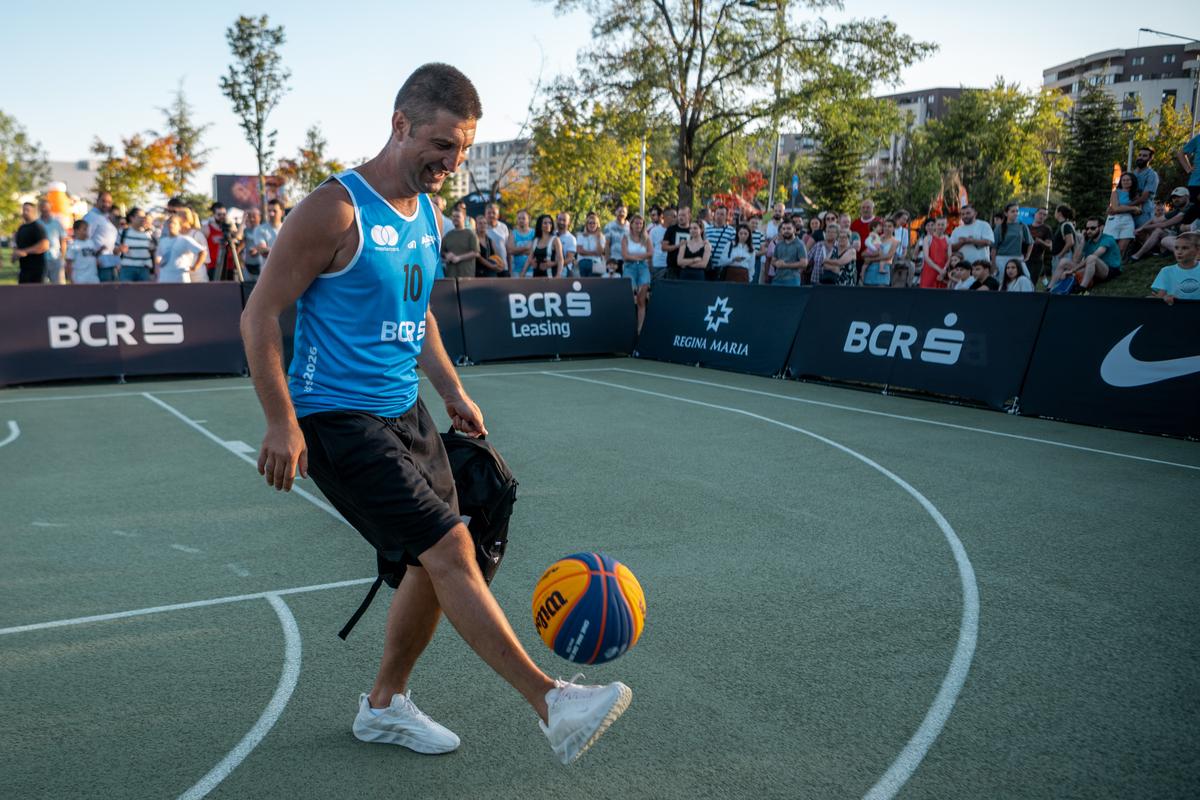 400 de jucători la competiția de baschet 3x3 » Meciuri spectaculoase + show cu vedete în Parcul Liniei