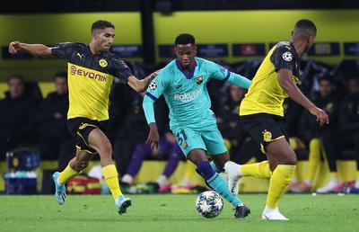 BORUSSIA - BARCELONA // Ansu Fati a mai doborât un record! A devenit cel mai tânăr jucător al Barcelonei în Champions League