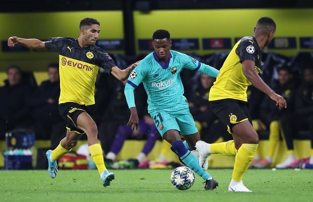 BORUSSIA - BARCELONA // Ansu Fati a mai doborât un record! A devenit cel mai tânăr jucător al Barcelonei în Champions League