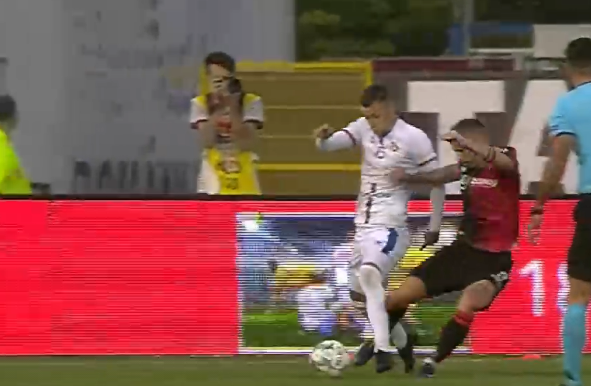 FC Botoșani - Shkendija. FOTO Penalty refuzat românilor!