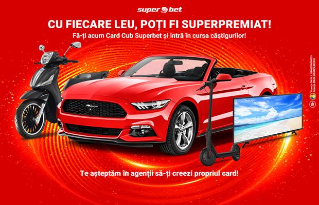 Cardul Superbet îți deschide toate ușile! Fă-ți acum propriul card și participă la o SuperPromoție!