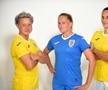 Naționala feminină de fotbal a României își va inaugura astăzi, în meciul contra Croației, noul echipament de joc / Sursă foto: frf.ro
