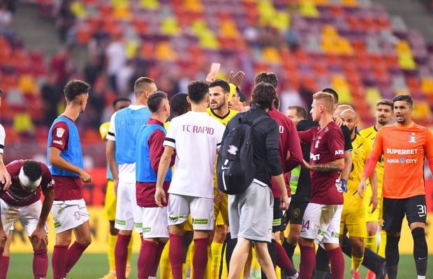 Alexandru Albu atacă arbitrajul din Rapid - Gaz Metan, dar realitatea îl contrazice: „N-am văzut în viața mea așa ceva!”