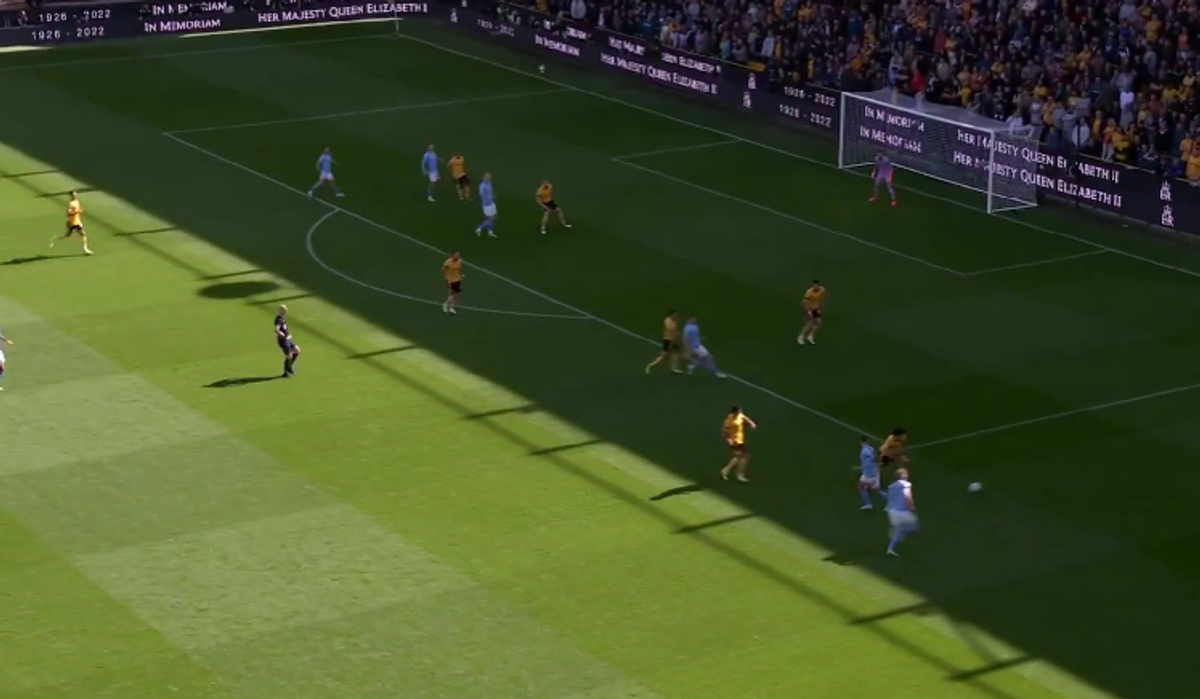 Fază desprinsă din FIFA la Manchester City - Wolverhampton