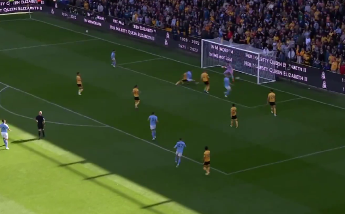 Fază desprinsă din FIFA la Manchester City - Wolverhampton