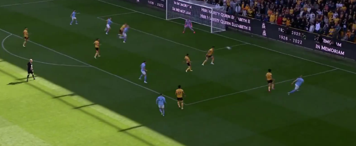 Fază desprinsă din FIFA la Manchester City - Wolverhampton