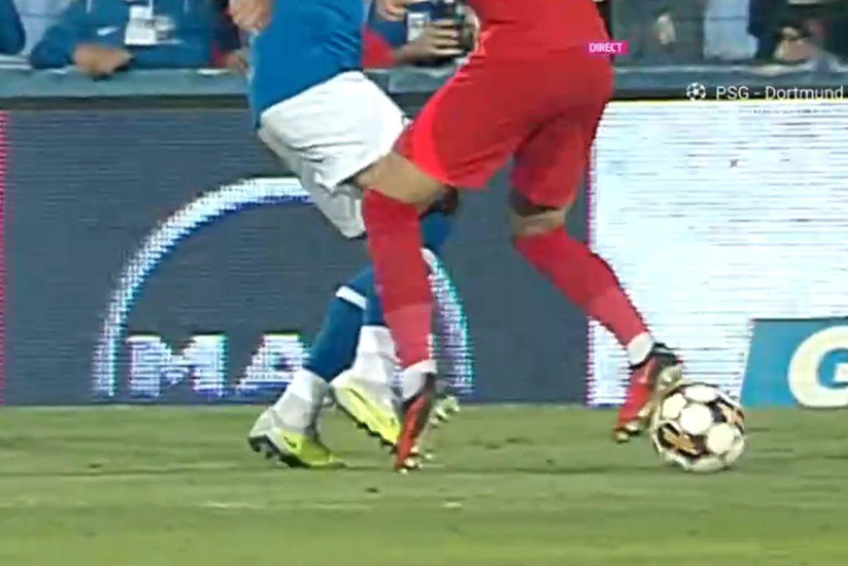 Fază penalty Farul - FCSB + Criză de nervi Gică Hagi