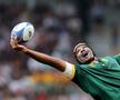 Cele mai spectaculoase imagini din meciul de rugby Africa de Sud - România