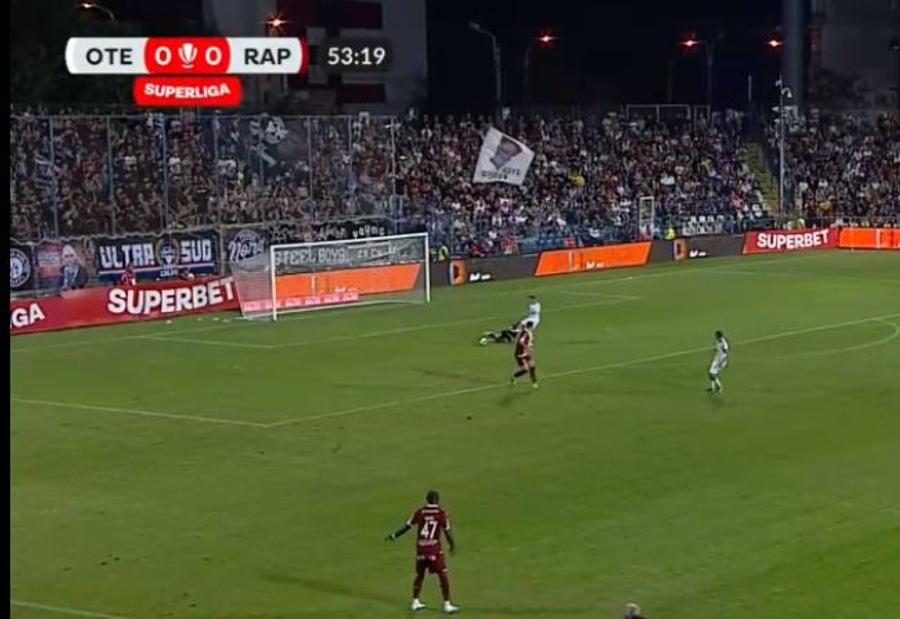 Oțelul și Rapid, X la infinit » Remiză ștearsă în fața a 12.000 de spectatori. Clasamentul ACUM în Superligă