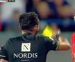Titular în Farul - FCSB, fundașul central Siyabonga Ngezana a primit cartonașul galben în minutul 12