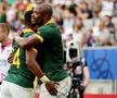 Cele mai spectaculoase imagini din meciul de rugby Africa de Sud - România