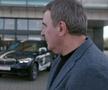 Gică Hagi a venit la stadion în BMW-ul ediție specială, înainte de Farul - FCSB
