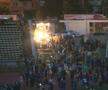 Primul buldozer a intrat duminică seara pe „bătrânul” stadion „Nicolae Dobrin” din Pitești,