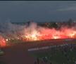 Primul buldozer a intrat duminică seara pe „bătrânul” stadion „Nicolae Dobrin” din Pitești,