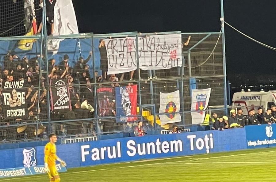7 detalii care nu s-au văzut la TV în Farul - FCSB: „Să semnalați hoția!”
