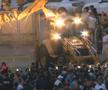 Primul buldozer a intrat duminică seara pe „bătrânul” stadion „Nicolae Dobrin” din Pitești,