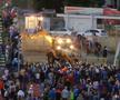 Primul buldozer a intrat duminică seara pe „bătrânul” stadion „Nicolae Dobrin” din Pitești,