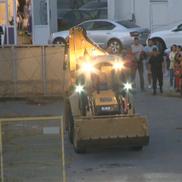 Primul buldozer a intrat duminică seara pe „bătrânul” stadion „Nicolae Dobrin” din Pitești,