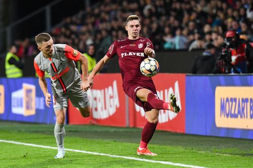 Louis Munteanu, în duel cu Ionuț Pantîru în CFR - FCSB