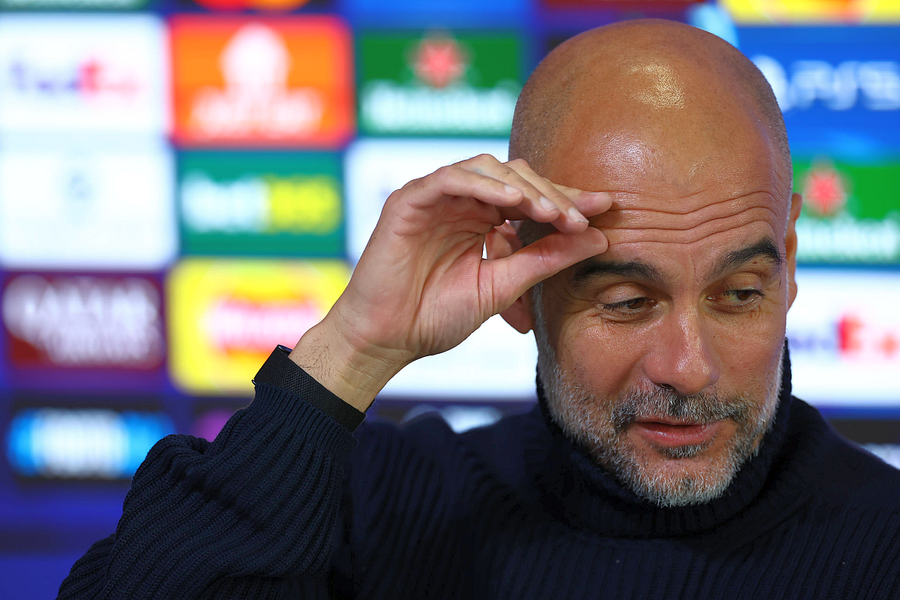 Pep Guardiola, antrenorul lui Manchester City. Foto: Imago Noi proteste împotriva Israelului: joc întrerupt de fani la Pamplona » Pep Guardiola: „Opriți genocidul în Gaza!”