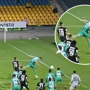 Vladislav Blănuță și-a dat autogol în Oleksandriya - Dinamo Kiev. FOTO: tribuna.com