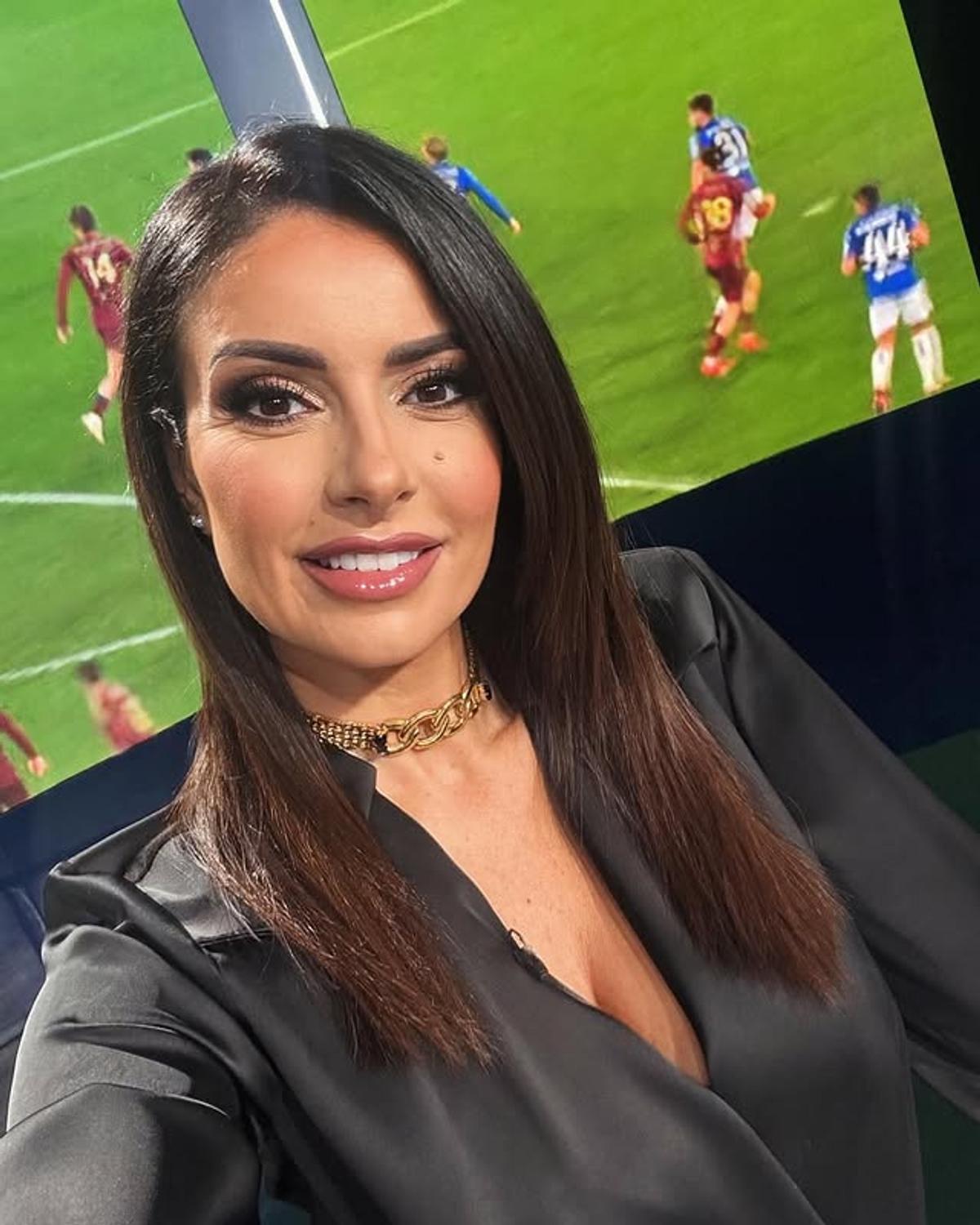 Chivu a evitat s-o pună în situație delicată pe Monica, prezentatoarea TV care s-ar iubi cu șeful lui Inter: „Dacă spun, mă dau afară”