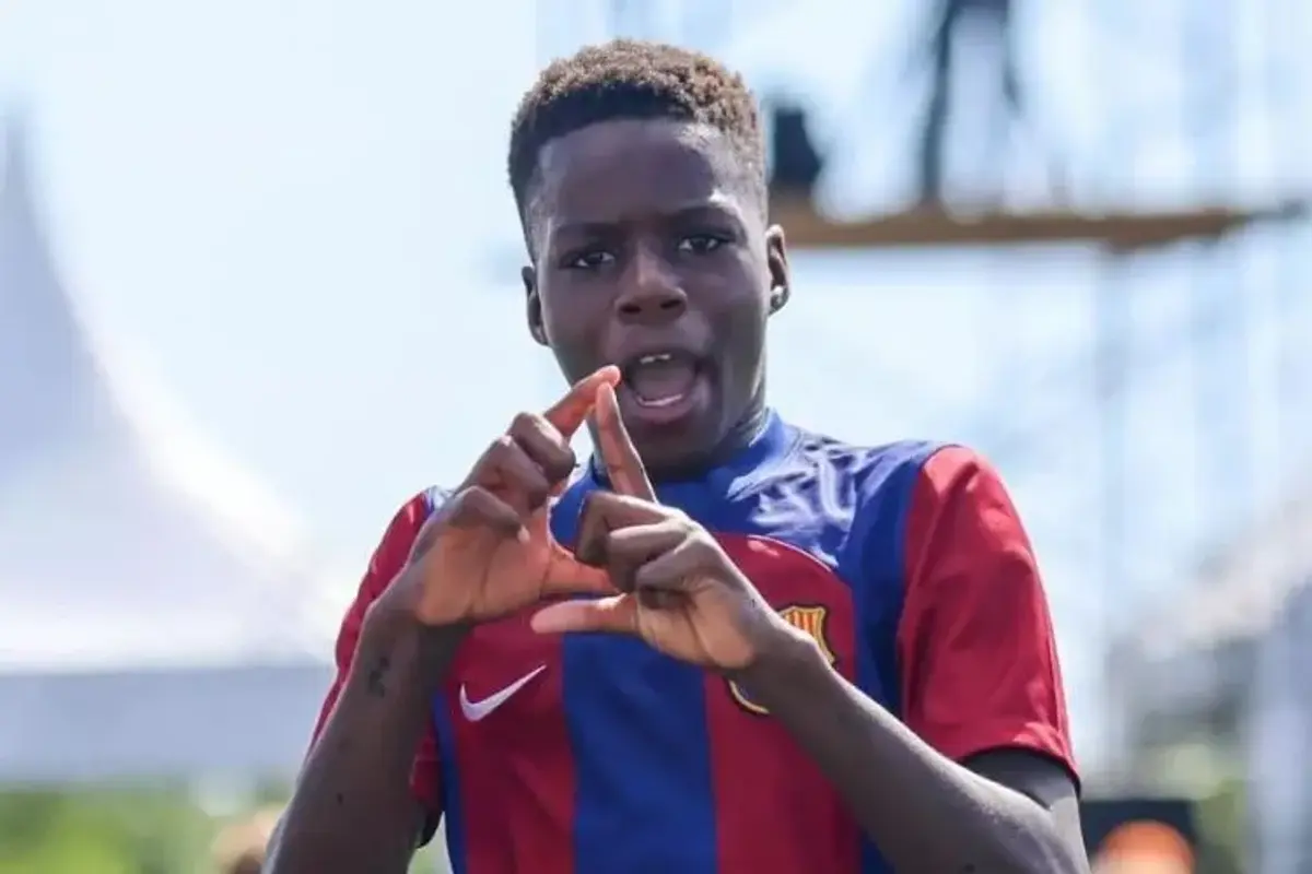 Destiny Kosiso Ejiofor, noua senzație din academia Barcelonei. Foto: X.com