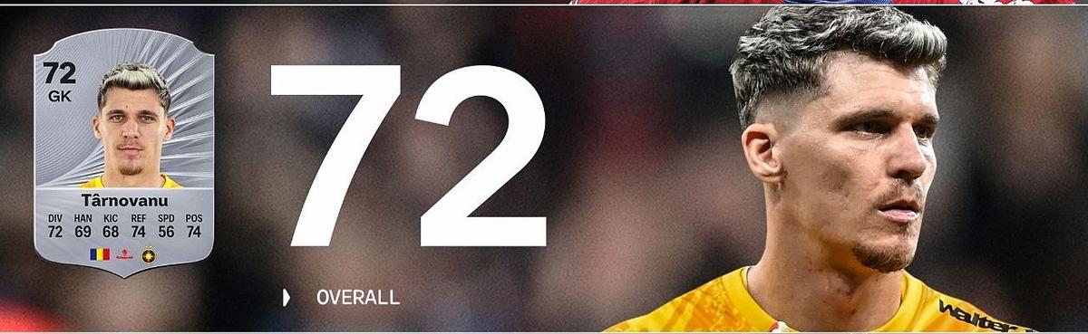 Rating jucatori romani in EA FC 26