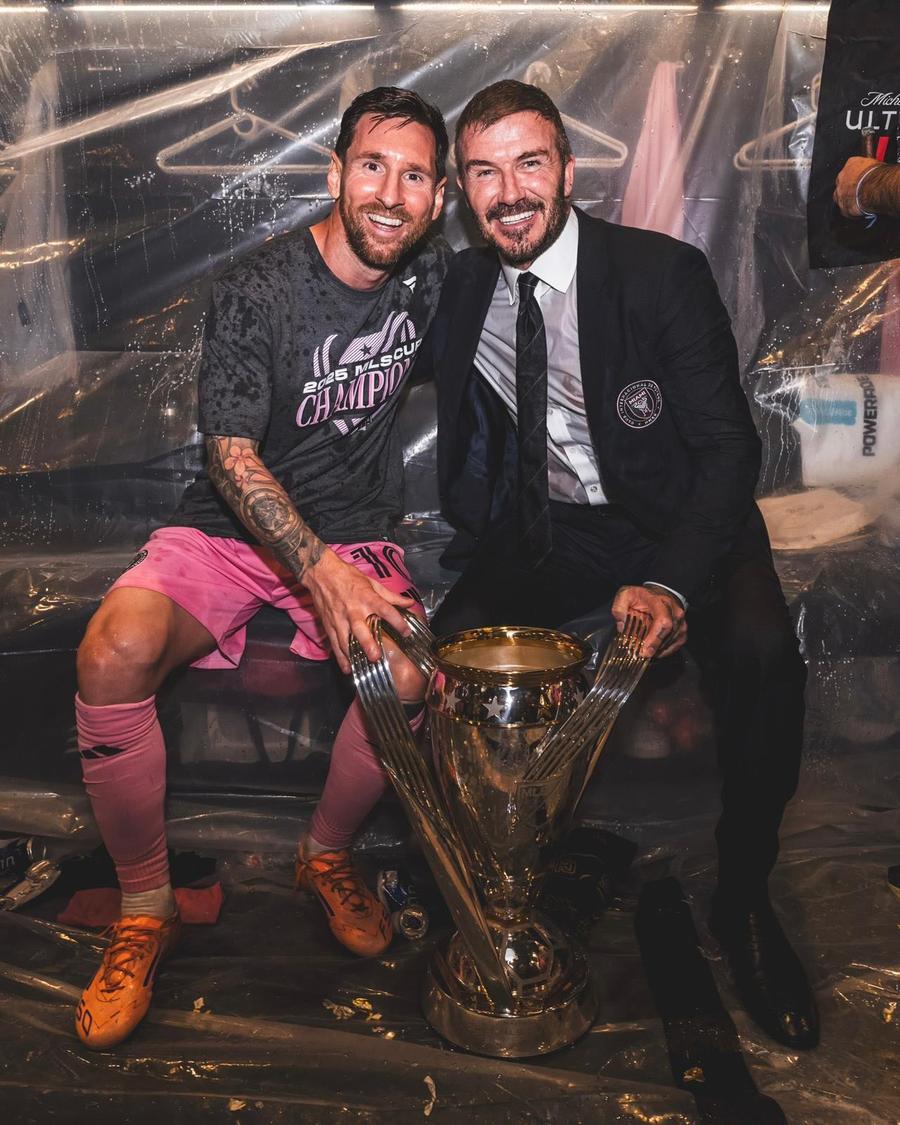 Beckham îl susține pe Messi în lupta pentru Balonul de Aur // foto: instagram @davidbeckham „Chiar ar trebui să-l câștige” » Beckham îl susține pe Messi în lupta pentru Balonul de Aur