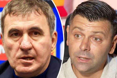 Raul Rusescu a vorbit cu Gică Hagi despre Liga Națiunilor: „Greu înseamnă frumos”, fotomontaj GSP.ro